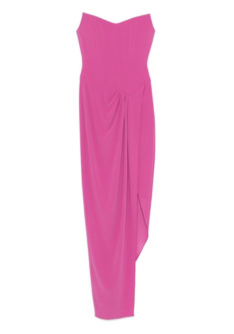 Pink crepe corset maxi dress Alex perry - women ALEX PERRY | D1423CNDY